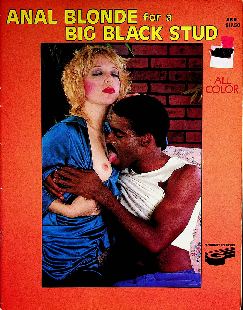 Anal Blonde For A Big Black Stud Magazine  #1  1980's  Gourmet Editions   072922lm-p