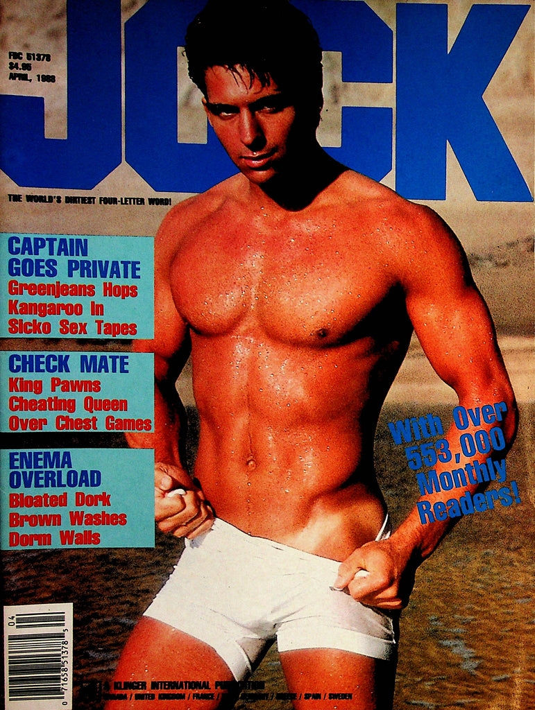 Jock Gay Magazine  Cover Guy Tony Tenille   April 1988    050422lm-p