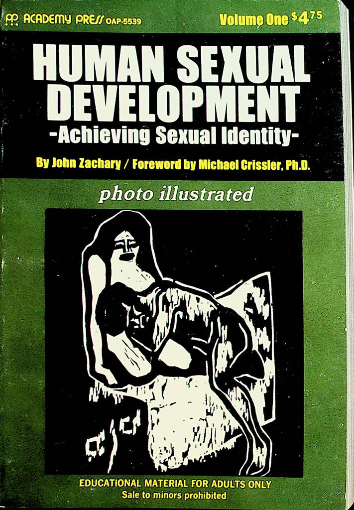 Human Sexual Development Illustrated Book by John Zachary vol.1  1971 Academy Press    110921lm-dm