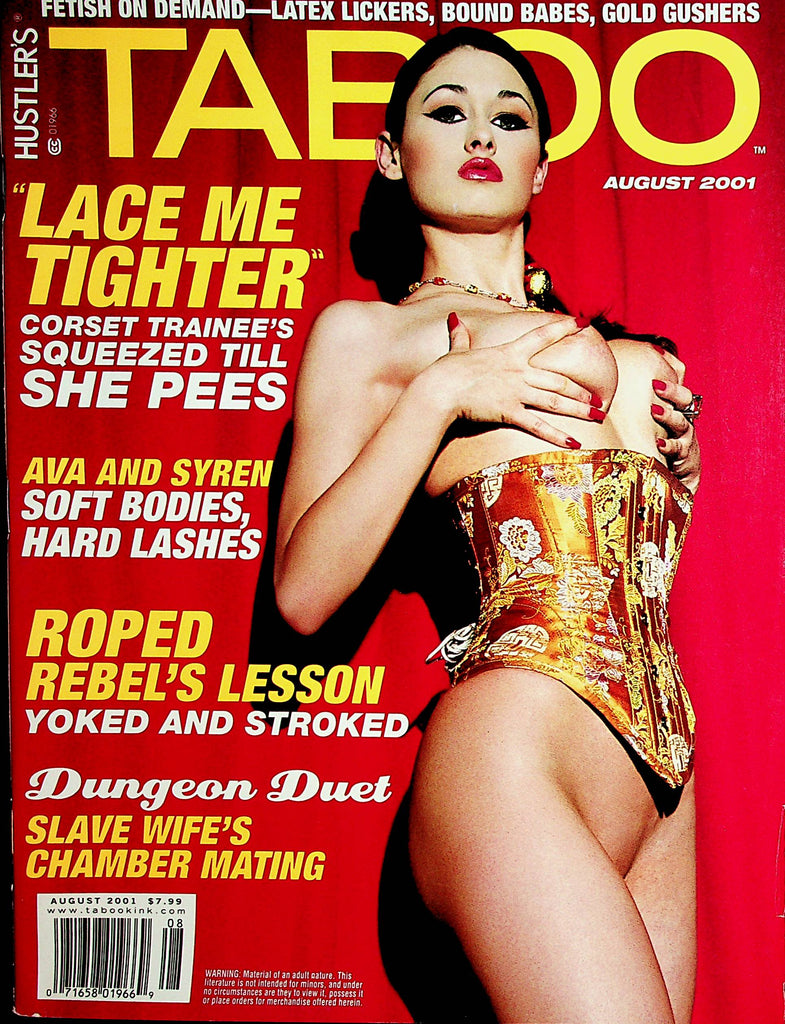 Taboo Magazine  "Lace Me Tighter Squeezed Till She Pees  August 2001   011222lm-dm2B