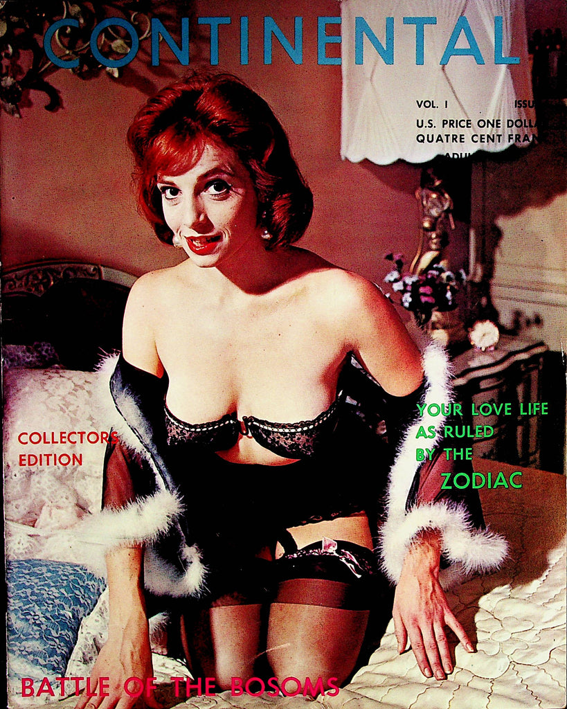 Continental Magazine  Battle Of The Bosoms Anita Ventura , Paula Page, Virginia Bell #1 1960's       071522lm-p