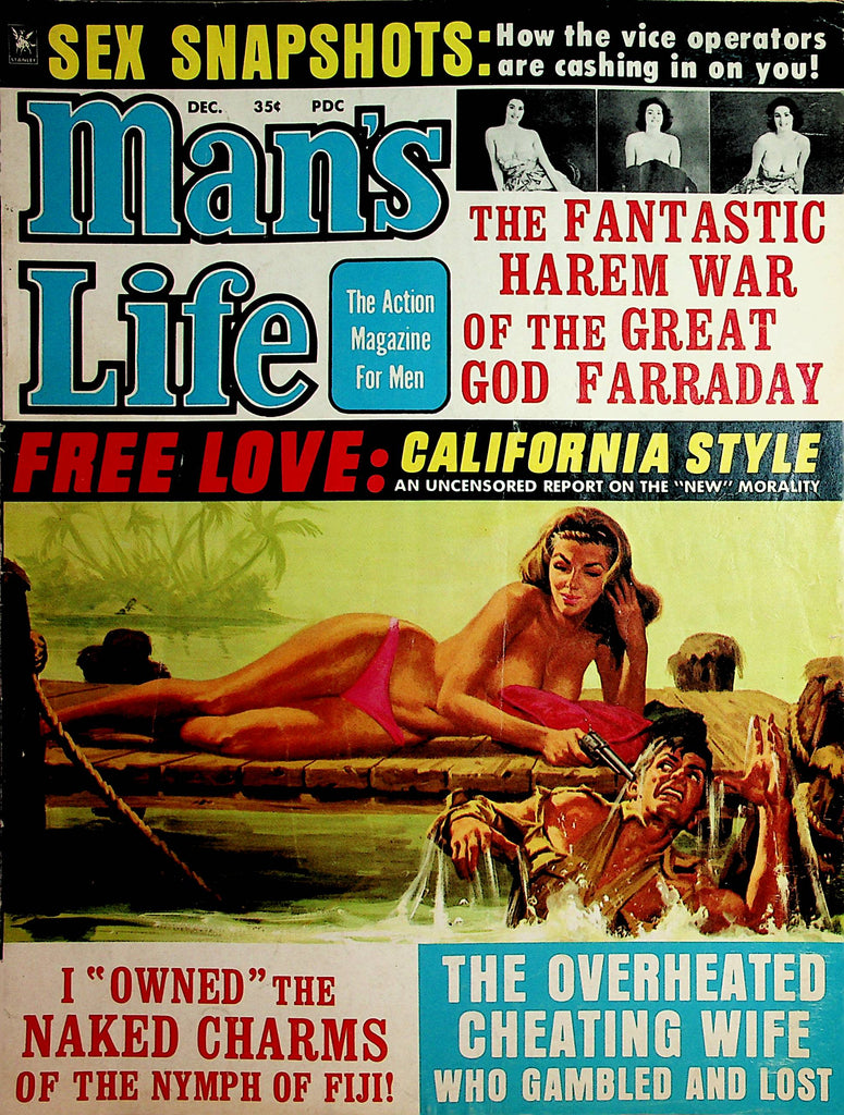 Man's Life Vintage Magazine   Free Love: California Style  December 1967   112121lm-mp