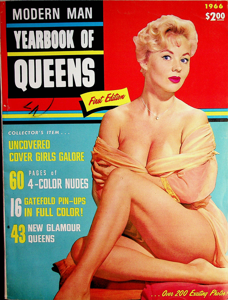 Modern  Man Yearbook Of Queens June Palmer / 16 Pin-Ups!  First Edition 1966    072222lm-p