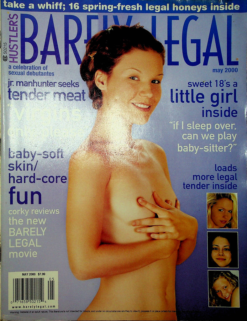 Hustler's Barely Legal Magazine Anita Cassie & Gabby May 2000 121422RP