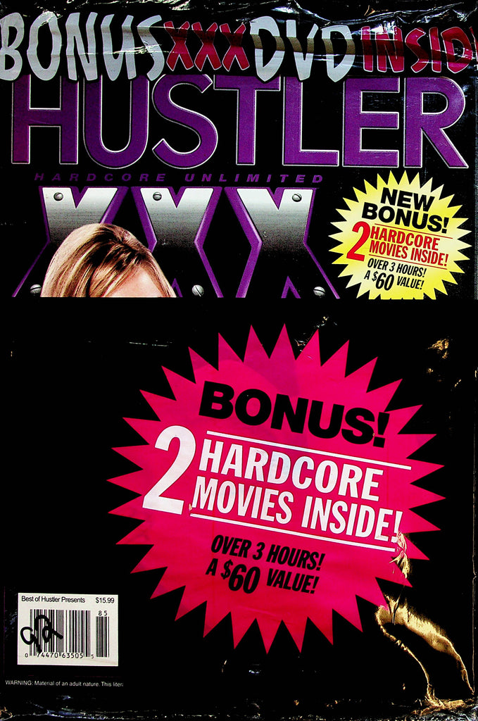 Hustler XXX Hardcore Magazine  w/DVD  #92  2000 New   012123lm-p