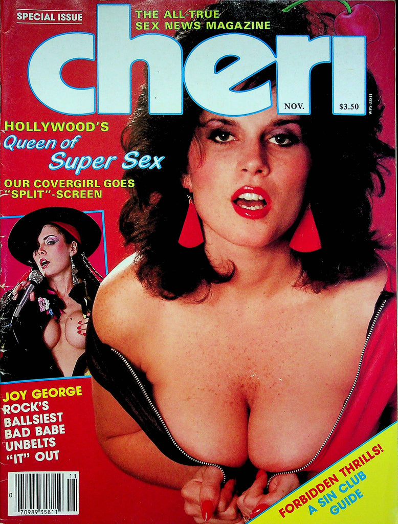 Cheri Magazxine Special Issue Queen Of Super Sex & Joy George November 1984 070122RP