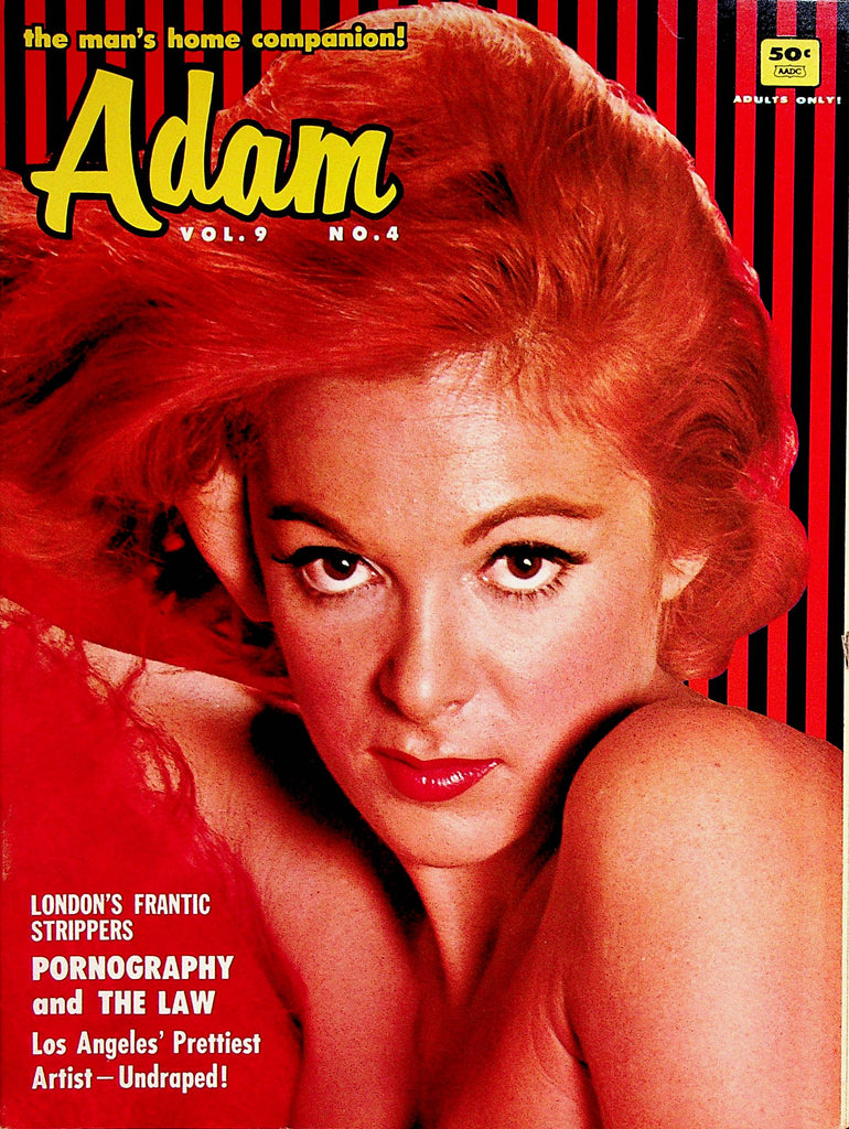 Adam Busty Magazine  Covergirl  Sally Mills  vol.9 #4  1965    072322lm-p