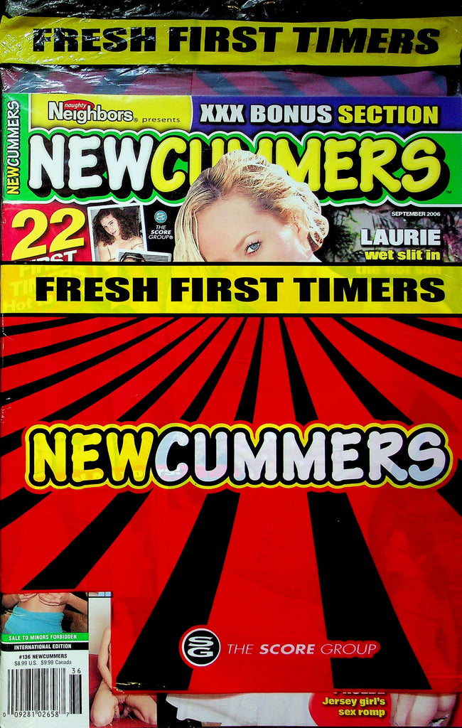 Newcummers Adult Magazine Ft. Laurie September 2006 SEALED 032923RP