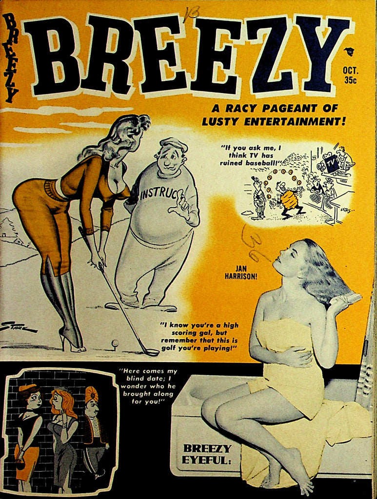 Breezy Vintage Digest  Betty Page / Cartoons and Women  October 1959     110221lm-dm