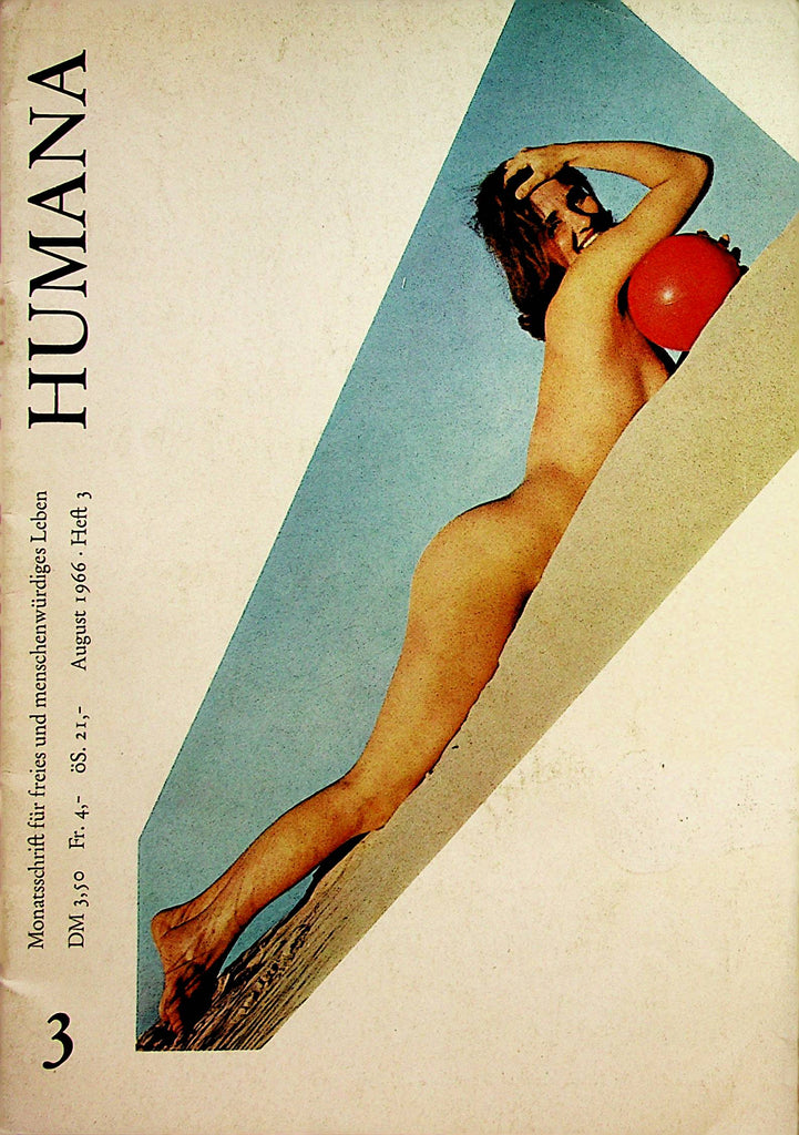 Humana German International Magazine Nude Models  August 1966      032923lm-p2