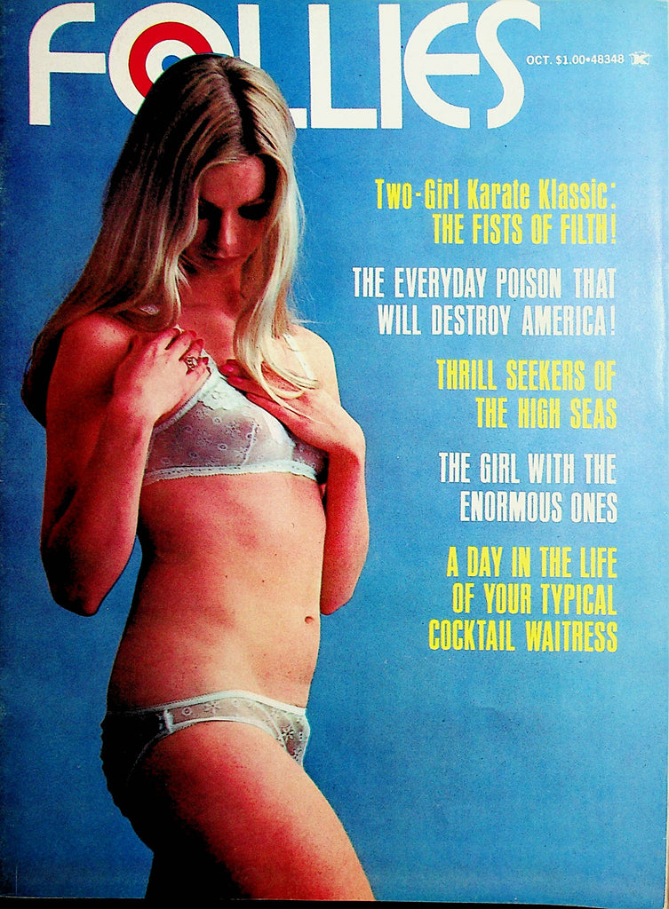 Follies Busty Magazine  Two-Girl Karate Klassic : The Fists Of Filth! October 1973   032923lm-p2