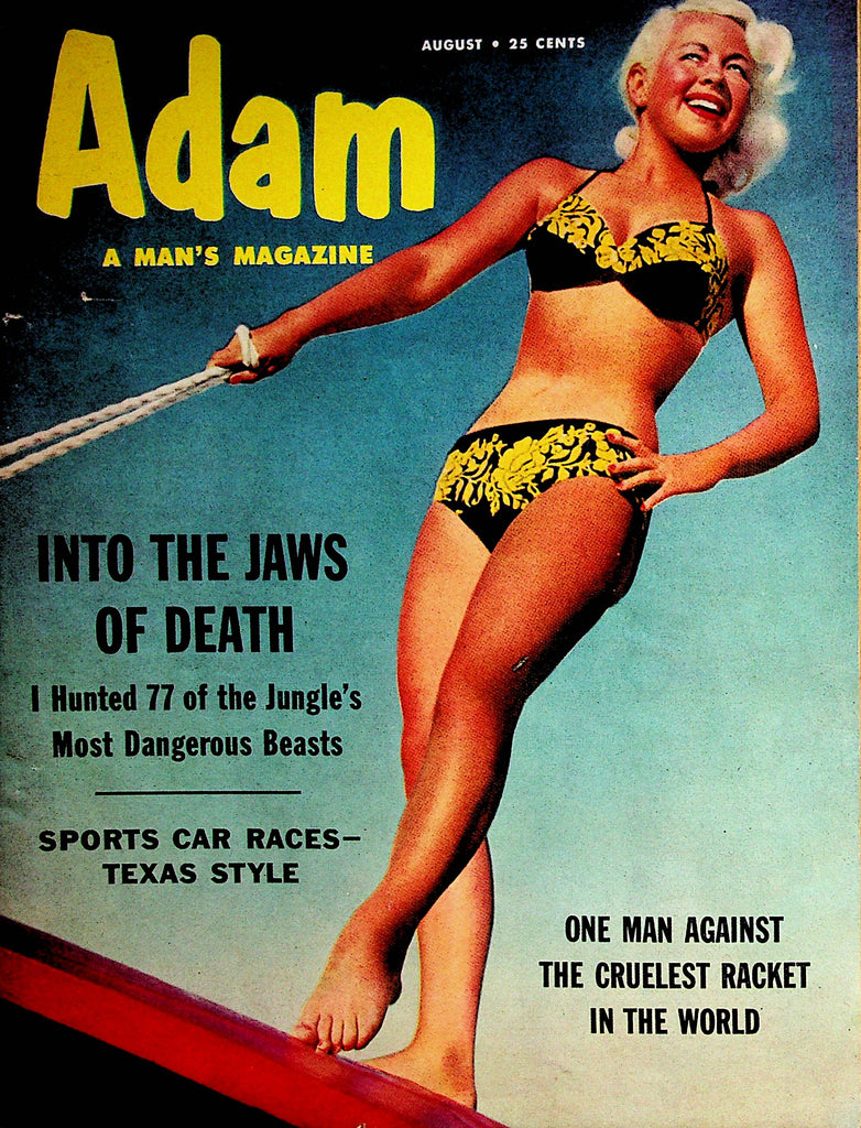 Adam Vintage Magazine  Queen Elizabeth   August 1953      072022lm-p