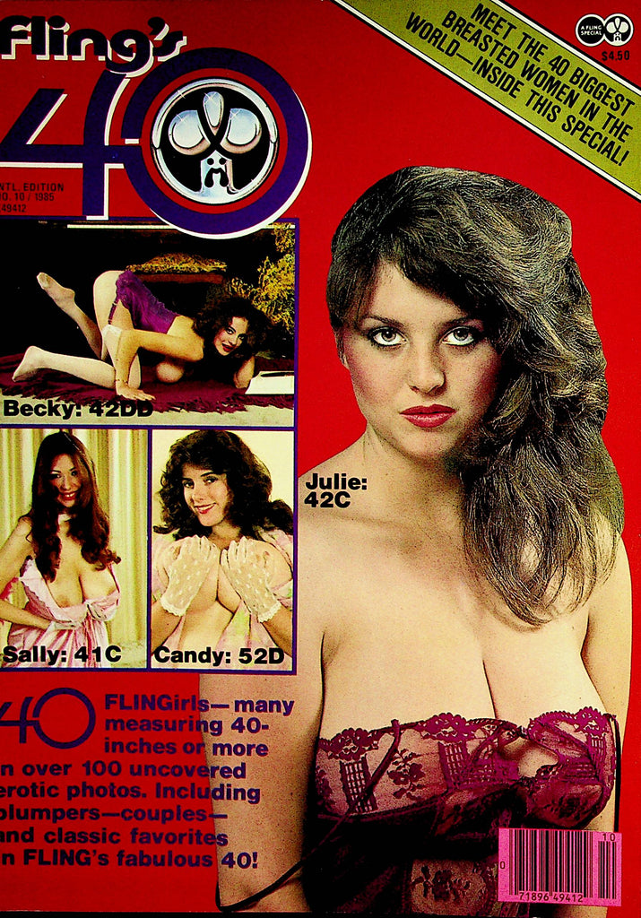 Fling 40's Busty Magazine   Kitten Natividad / Busty Russell  #10 1985   092222lm-p3