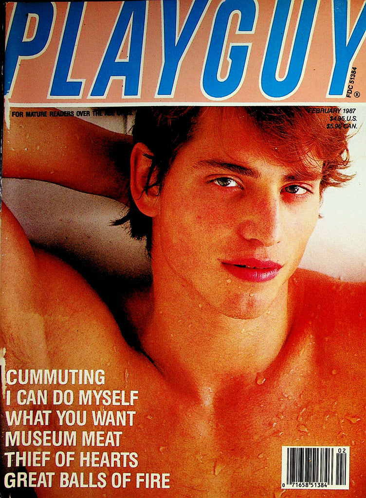 Playguy Gay Magazine  I Can Do Myself / Great Balls Of Fire  February 1987   080522lm-p