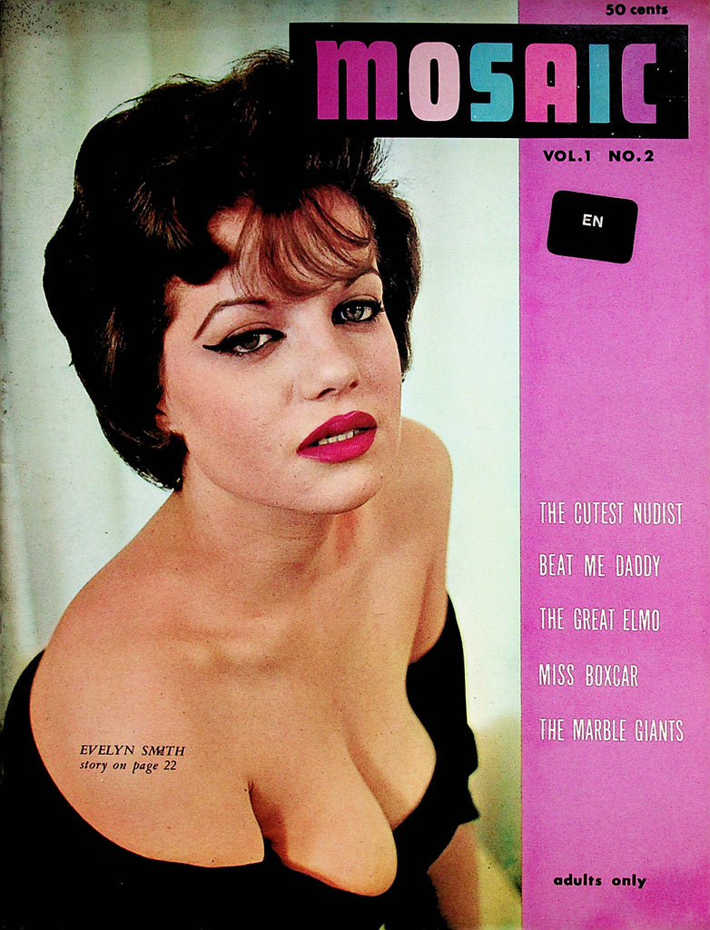 Mosaic Busty Magazine  Covergirl Evelyn Smith  vol.1 #2  1961     080622lm-p