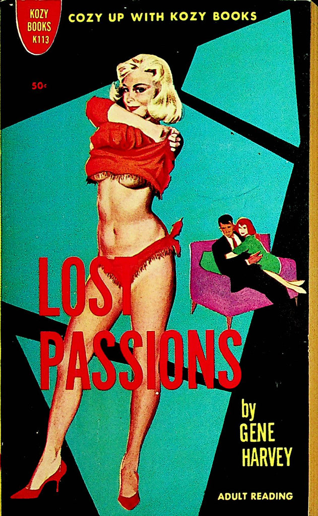 Lust Passions Novel  by Gene Harvey  1960 Kozy Books  110521lm-dm