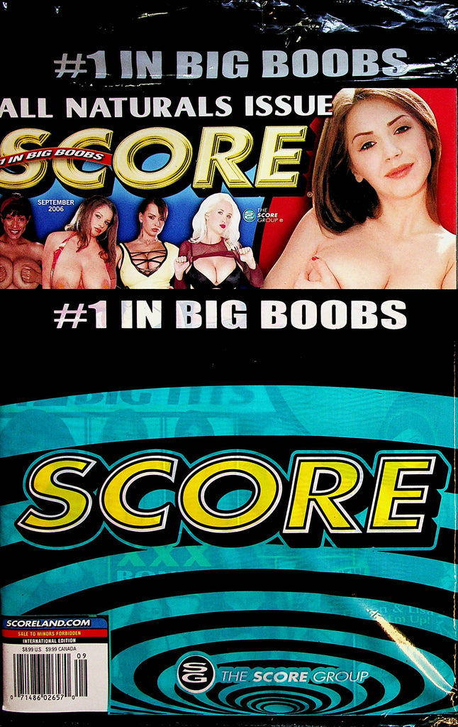 Score Busty Magazine  Merilyn Sakova / Bea Flora / Nadine Jansen  September 2006    new/sealed   100522lm-p