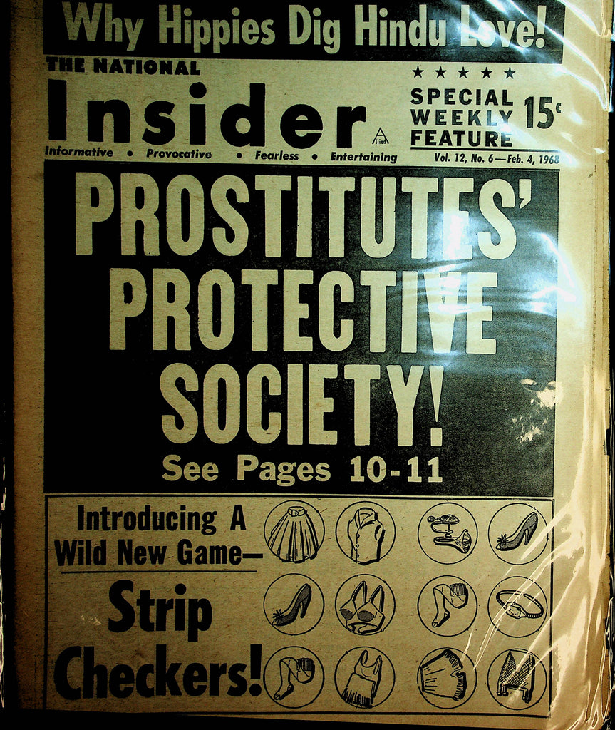 The National Insider Newspaper   Prostitutes' Protective Society  February 4, 1968   100720lm-amsh