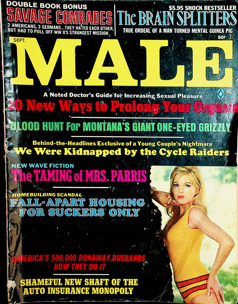 Male Vintage Magazine  10 New Ways To Prolong Your Orgasm  September 1969   121421lm-dm
