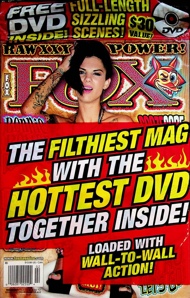 Fox Magazine  Covergirl Bonnie  November 2013 w/DVD   new/sealed   010726lmp