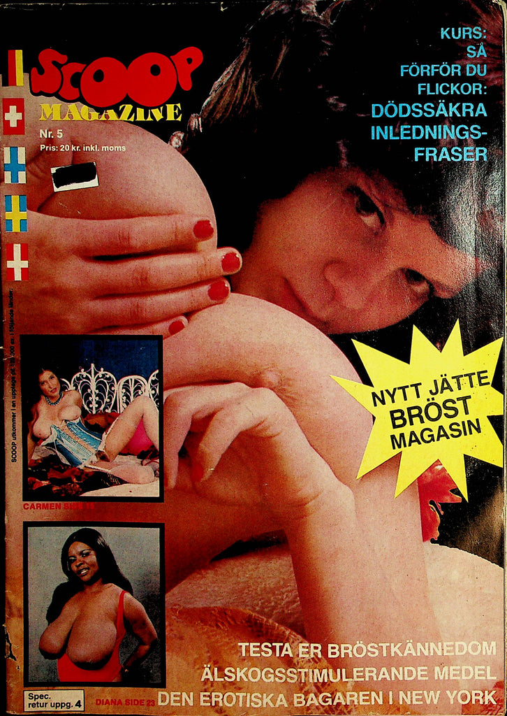 Scoop International Magazine  Chesty Morgan / Titanic Tina #5 1980   010822lm-dm2