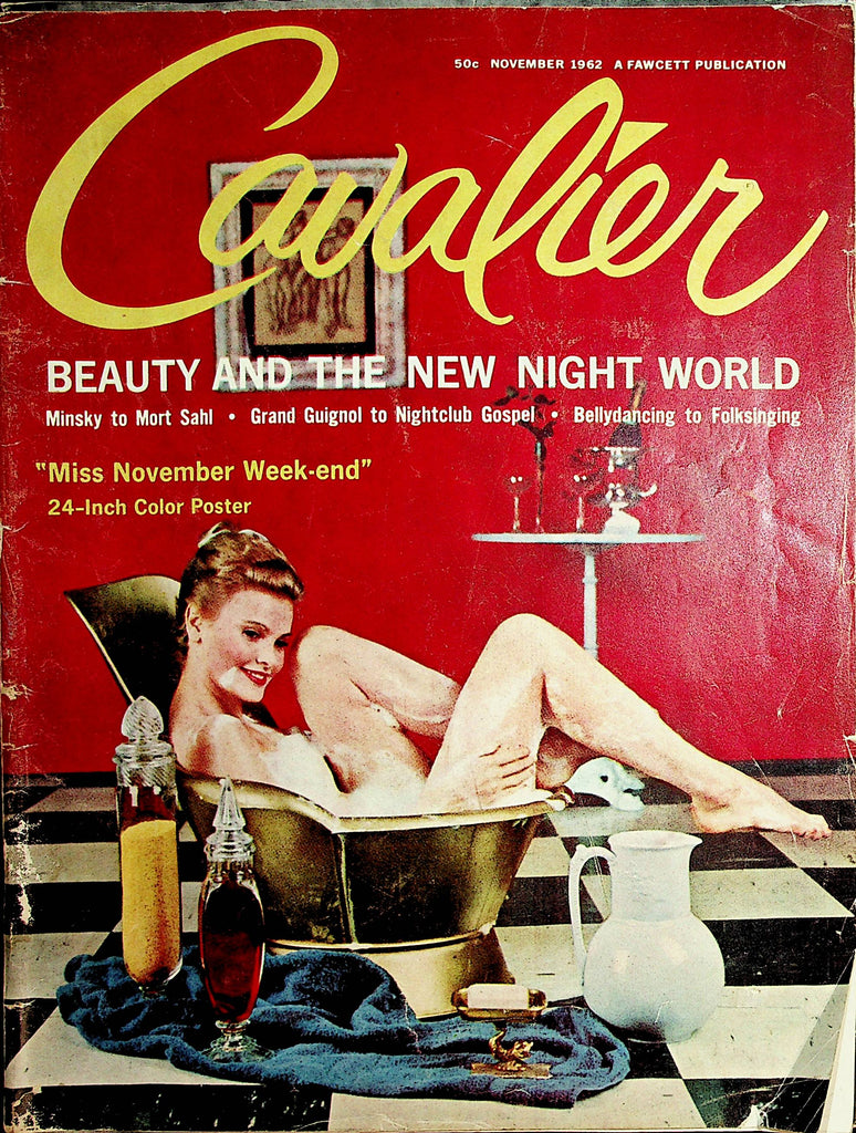 Cavalier Vintage Magazine  Beauty And The New Night World  November 1962    100121lm-dm