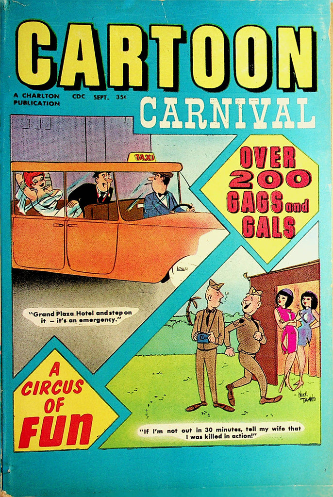 Cartoon Carnival Vintage Magazine  Over 200 Gags and Girls  #29 September 1969   100421lm-dm