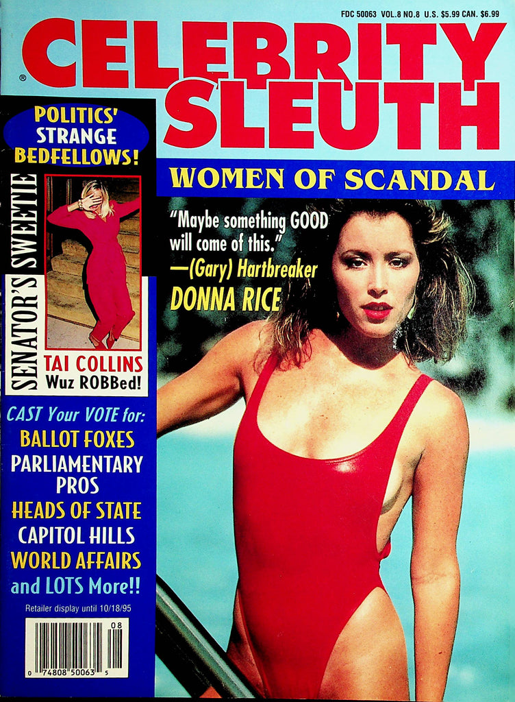 Celebrity Sleuth Magazine  Donna Rice  vol.8 #8  1995     121021lm-dm