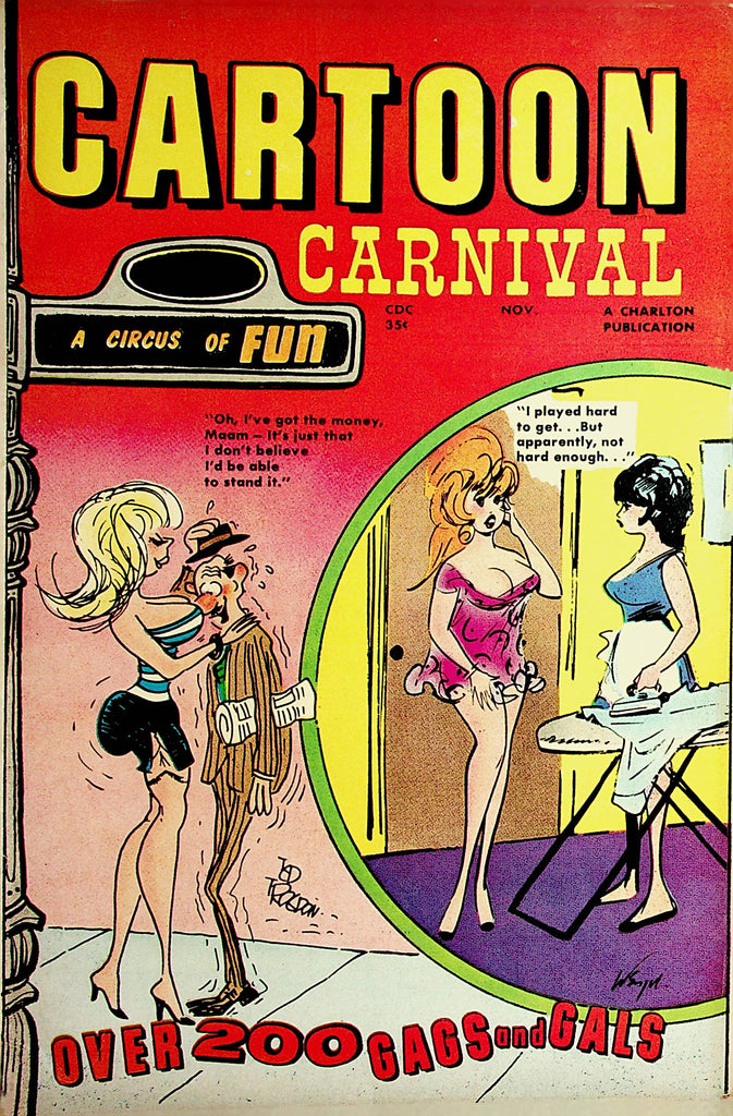 Cartoon Carnival Vintage Magazine  Over 200 Gags and Girls  #30 November 1969   100421lm-dm