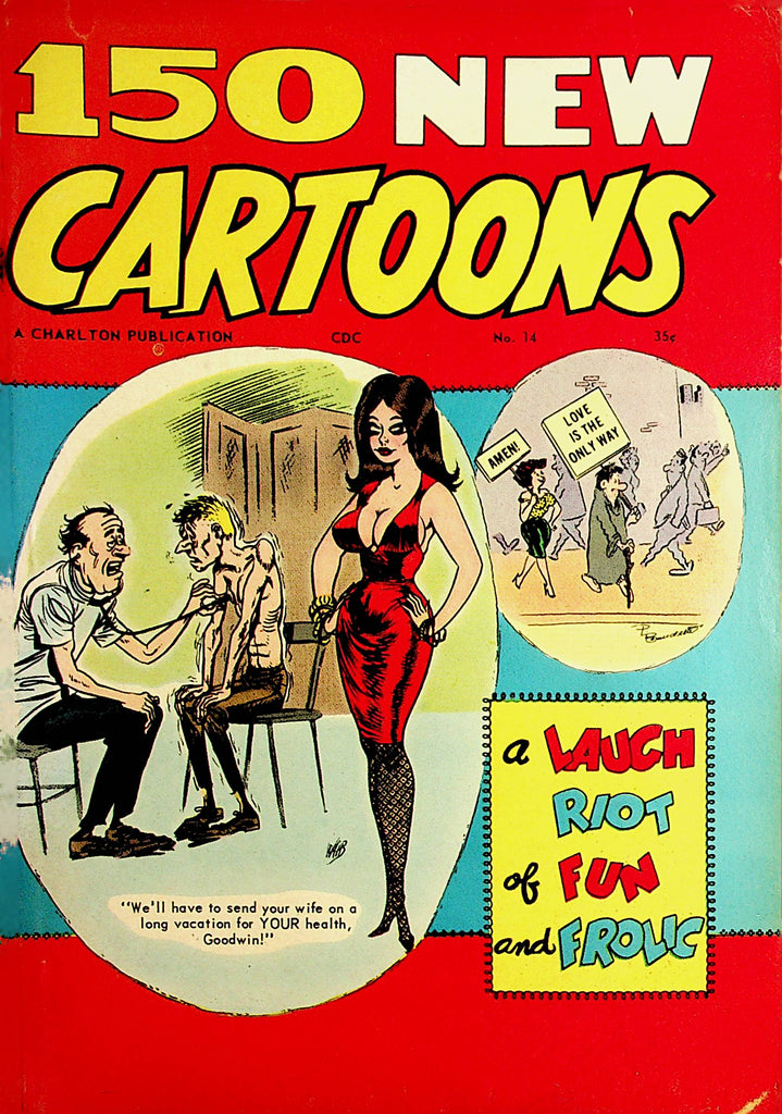 150 New Cartoons Vintage Magazine  Laugh Riot Of Fun And Frolic  #14 Fall 1966   100421lm-dm