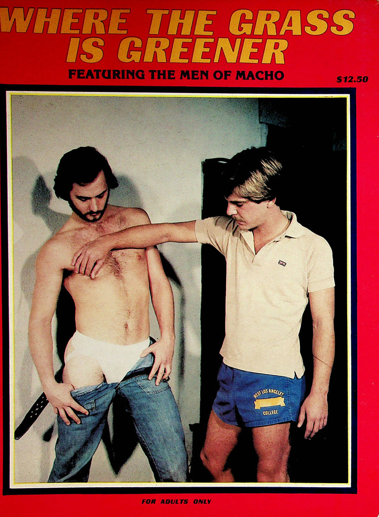Where The Grass Is Greener Gay Magazine  Featuring The Men Of Macho  1980's   090122lm-p2
