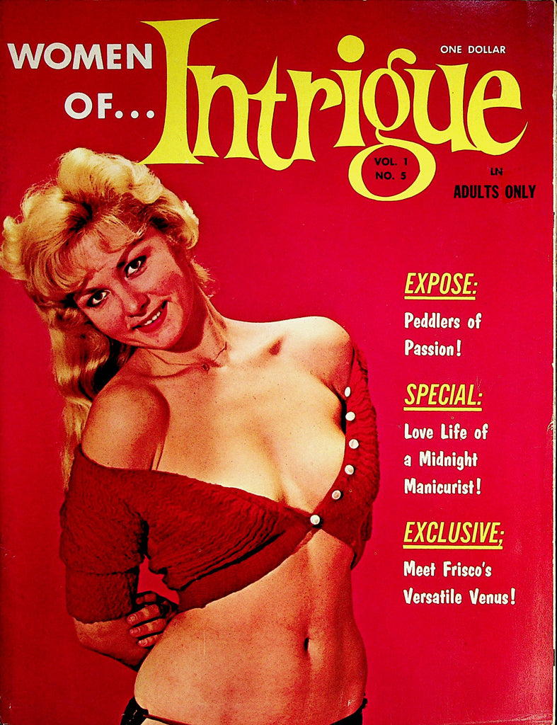 Women Of ... Intrigue Busty Magazine  Sultry Diana Summers  vol.1 #5  1960's     062122lm-p