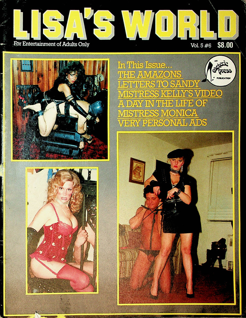 Lisa's World Fetish Magazine  Mistress Monica  vol.5 #6  1988 Esoteric Press  091120lm-sh