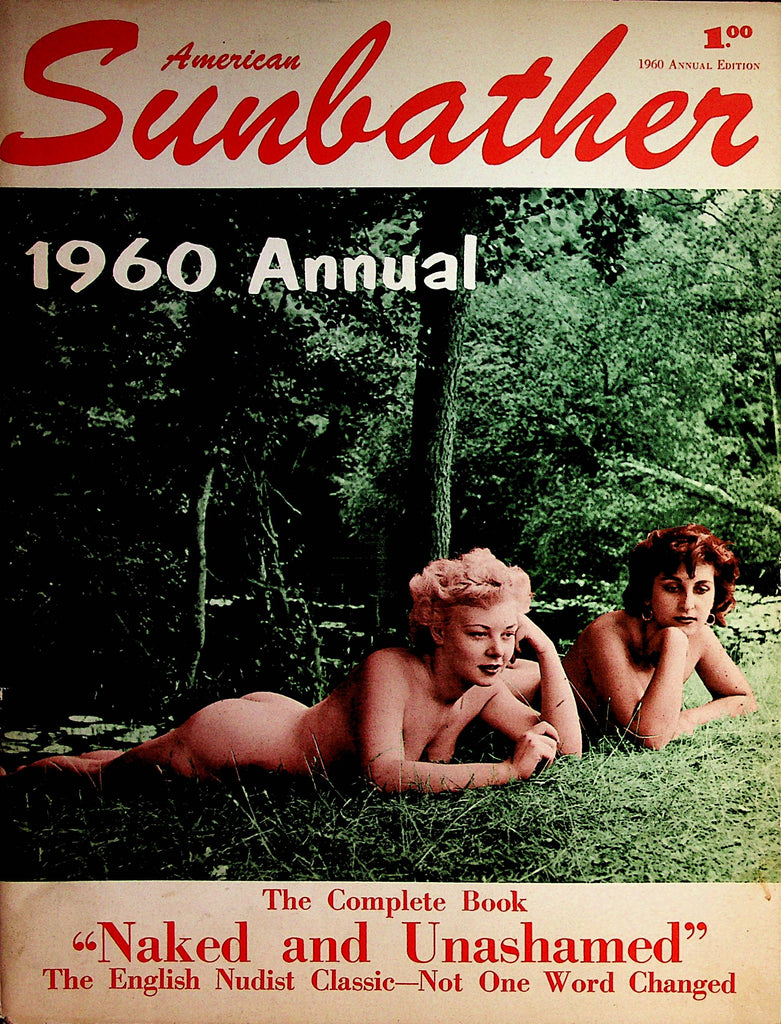 American Sunbather Nudist Magazine  "Naked and Unashamed"  1960 Annual     071822lm-p