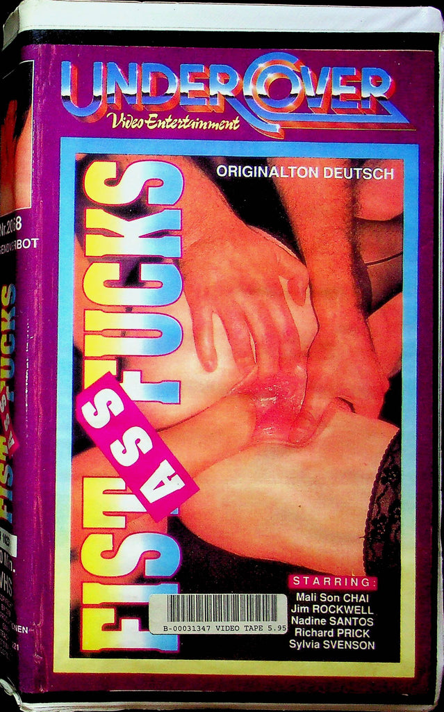 German Adult VHS Movie Fist Ass Fucks Ft. Mali Son Chai & Jim Rockwell #1023 By Undercover Video Ent. 031723RPVHS
