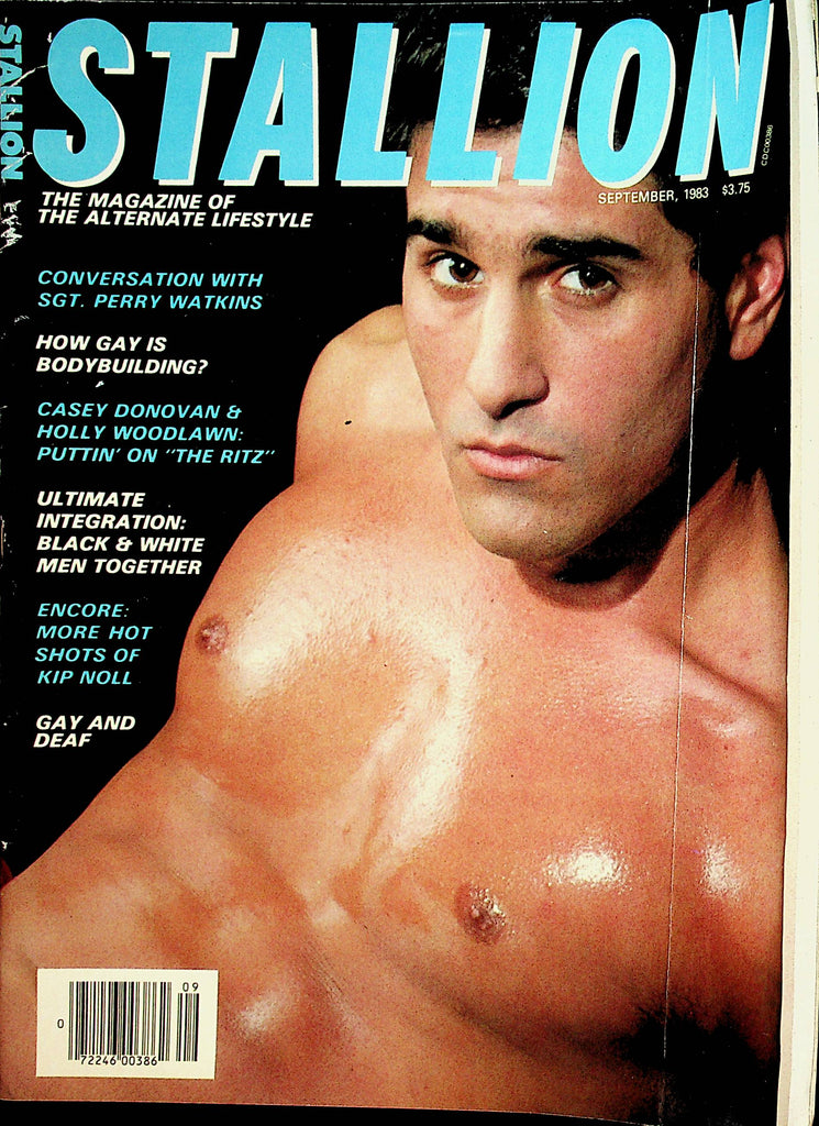 Stallion Gay Magazine  Casey Donovan  September 1983      011422lm-dm
