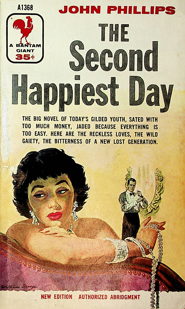 The Second Happiest Day Novel by John Phillips  1953  Bantam Book   092421lm-dm