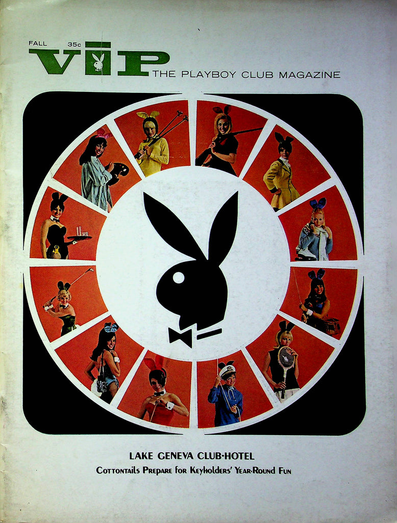 Vip Playboy Club Magazine Lake Geneva Club-Hotel Fall 1967 022423RP