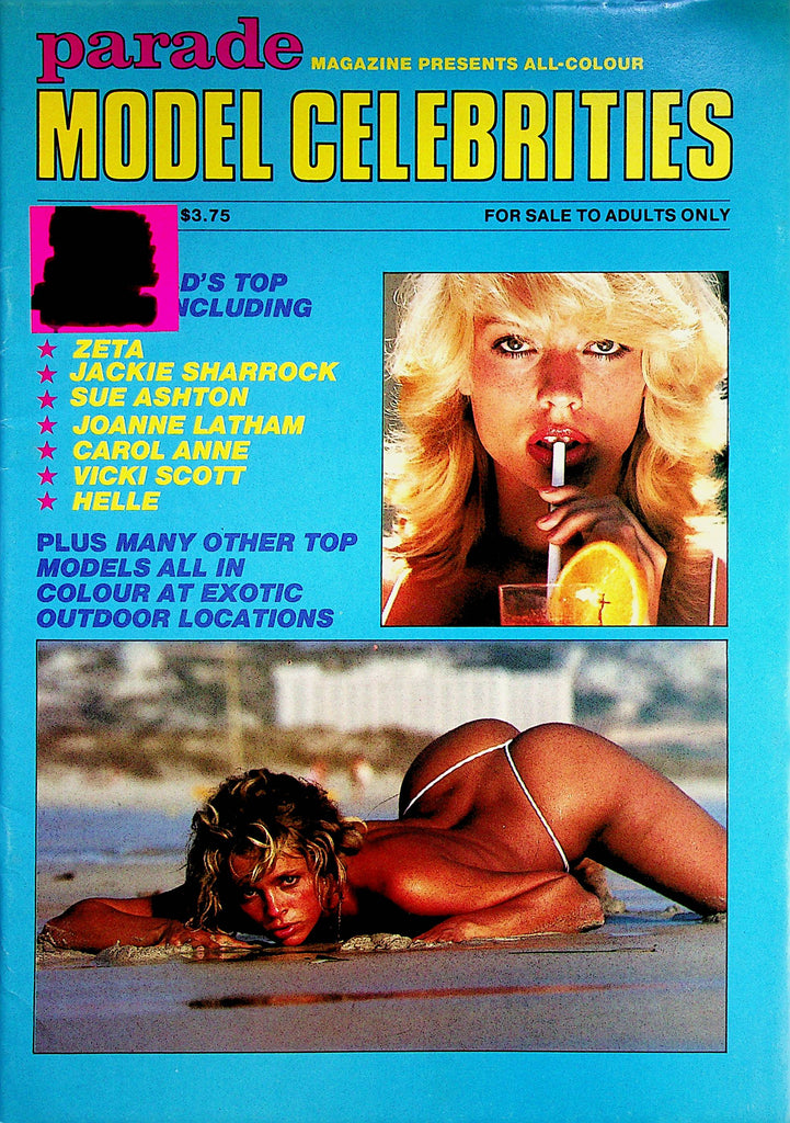 Parade Model Celebrities Magazine  Zeta / Joanne Latham    1980's     011723lm-p