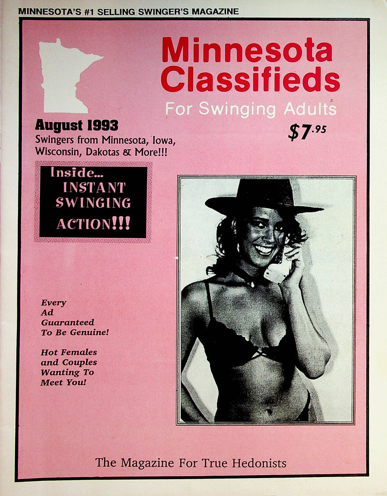 Minnesota Classifieds Contact Magazine Swinging Adults  August 1993     080322lm-p