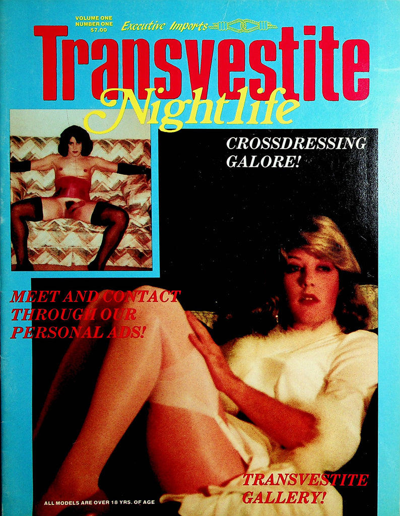Transvestite Night Life Magazine  Crossdressing Galore! vol.1 #1  1986   123121lm-dm