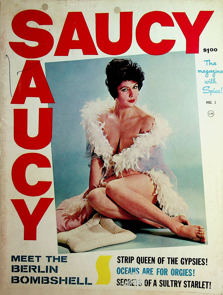 Saucy Busty Vintage Magazine Oceans Are For Orgies  #1 1960'''s  121121lm-dm