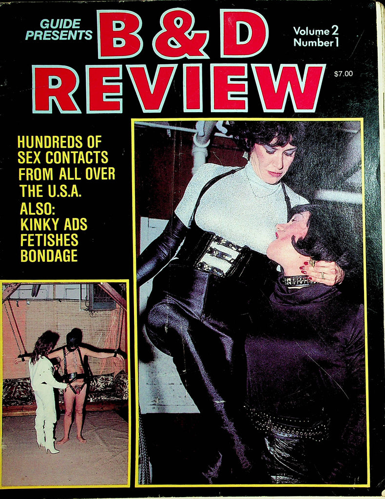 B & D Review Magazine  Kinky Ads, Fetishes and Bondage  vol.2 #1 1980's     010222lm-dm