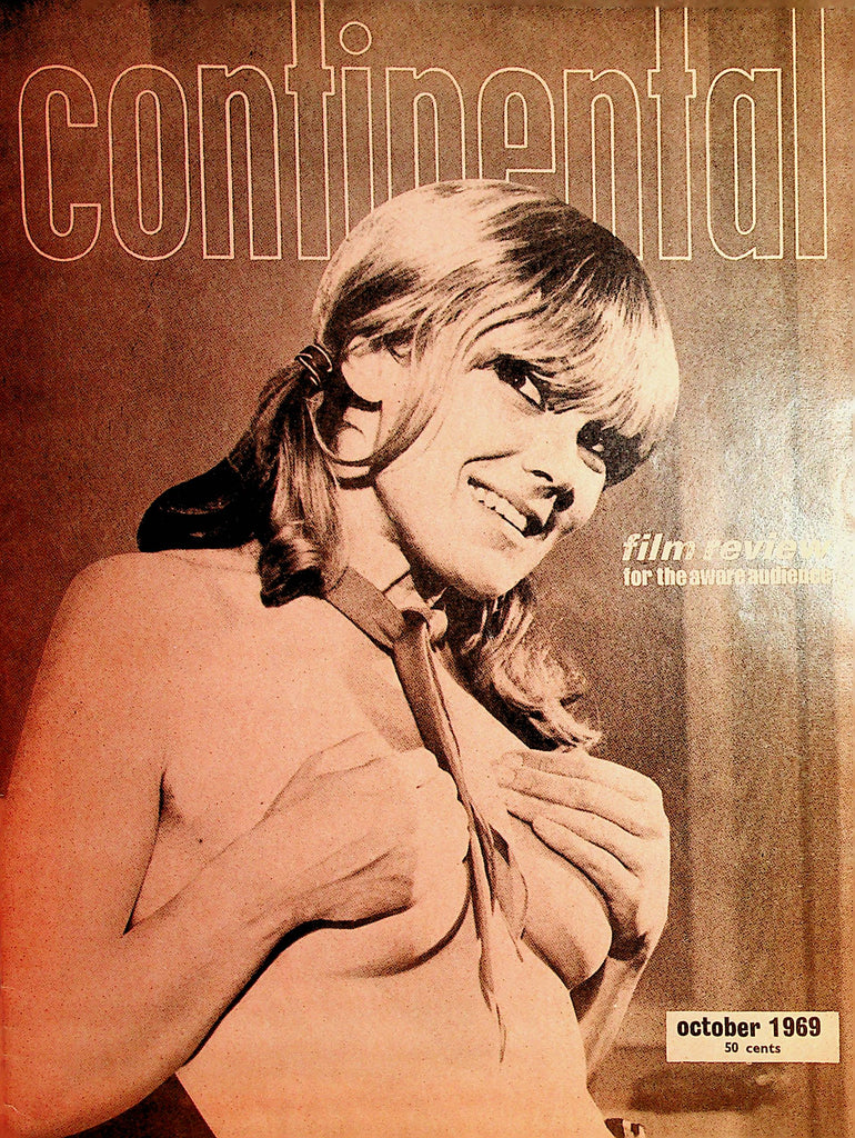 Continental Film Review Vintage Magazine  Covergirl Sabine Sun  October 1969   092821lm-dm