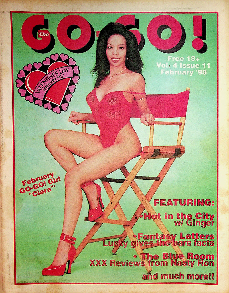 The Go-Go! Pittsburgh's Adult Entertainment Guide  Covergirl Ciara  February 1998  Valentine's   083122lm-p