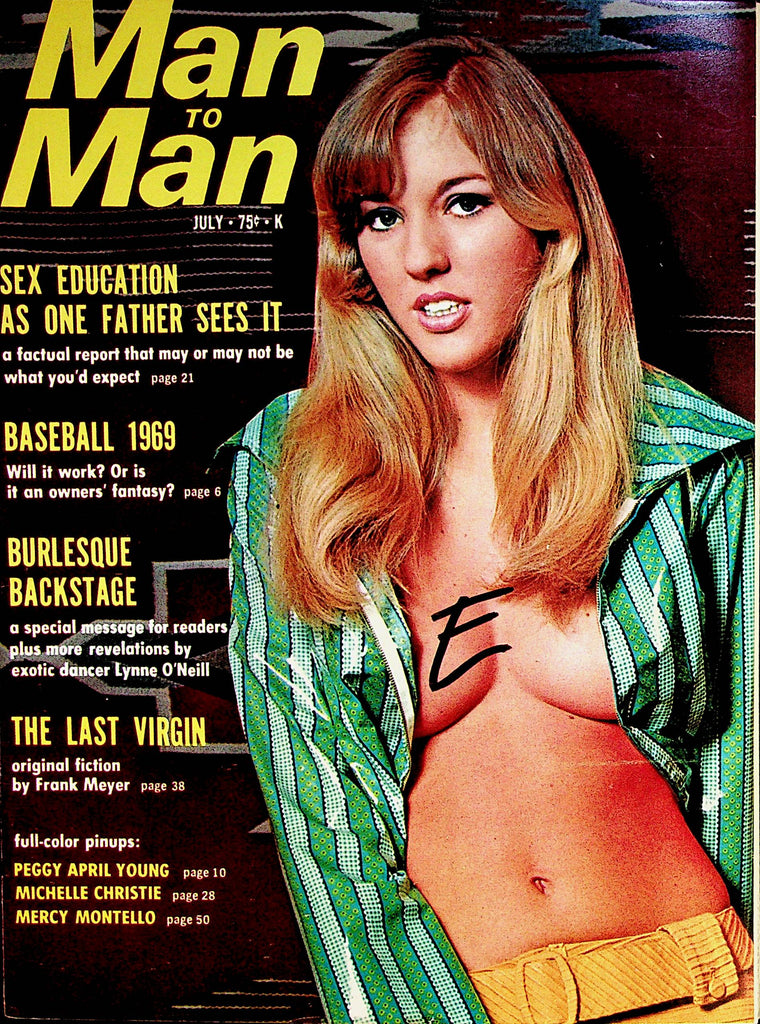 Man To Man Magazine  Cover and Centerfold Girl Michelle Christie  July 1969    070422lm-p