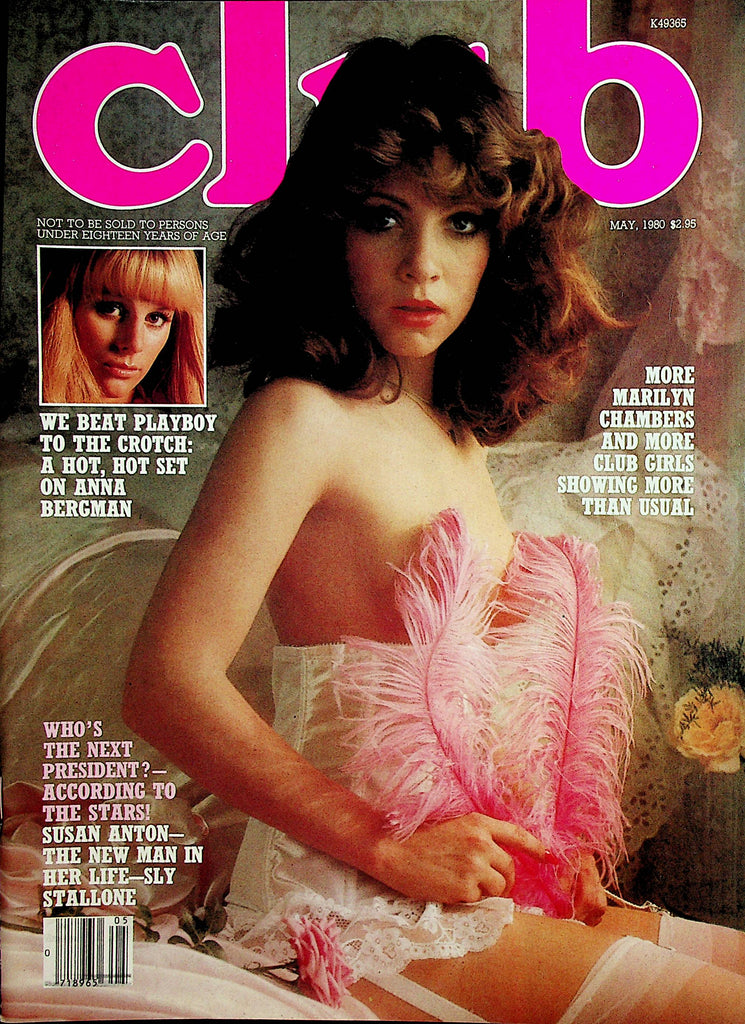 Club Magazine  Marilyn Chambers/ Anna Bergman  May 1980   Paul Raymond   022822lm-p