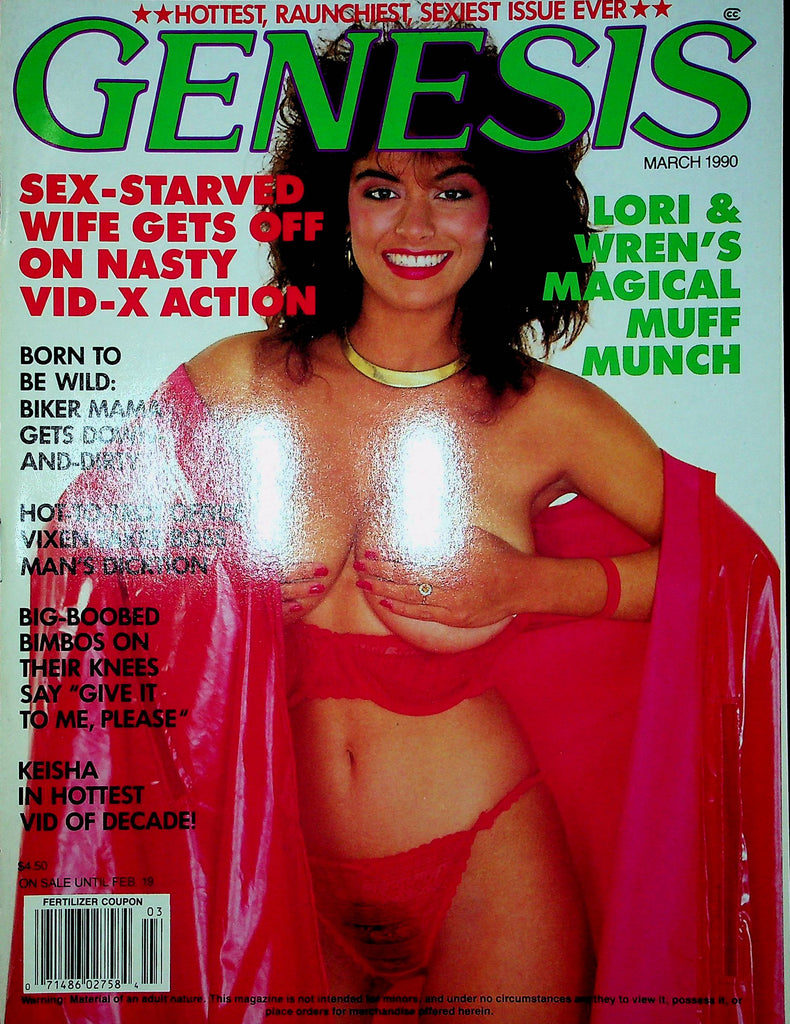 Genesis Magazine Lori & Wren & Keisha March 1990 011323RP