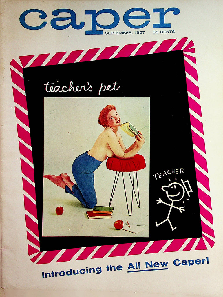 Caper Vintage Magazine   Teacher's Pet  September 1957      022823lm-p2