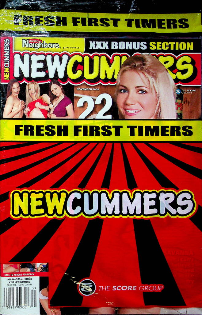 Newcummers Adult Magazine November 2006 SEALED 032923RP